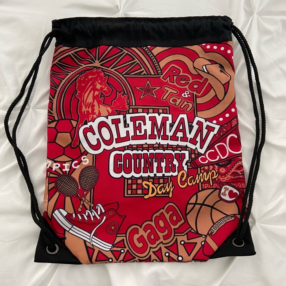 Coleman Country Day Camp Drawstring Bag